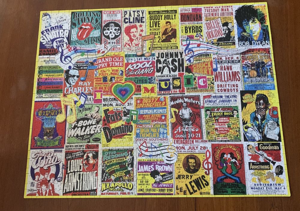 I Love Music - White Mountain puzzle collectible [Barcode 724819264568] - Main Image 2