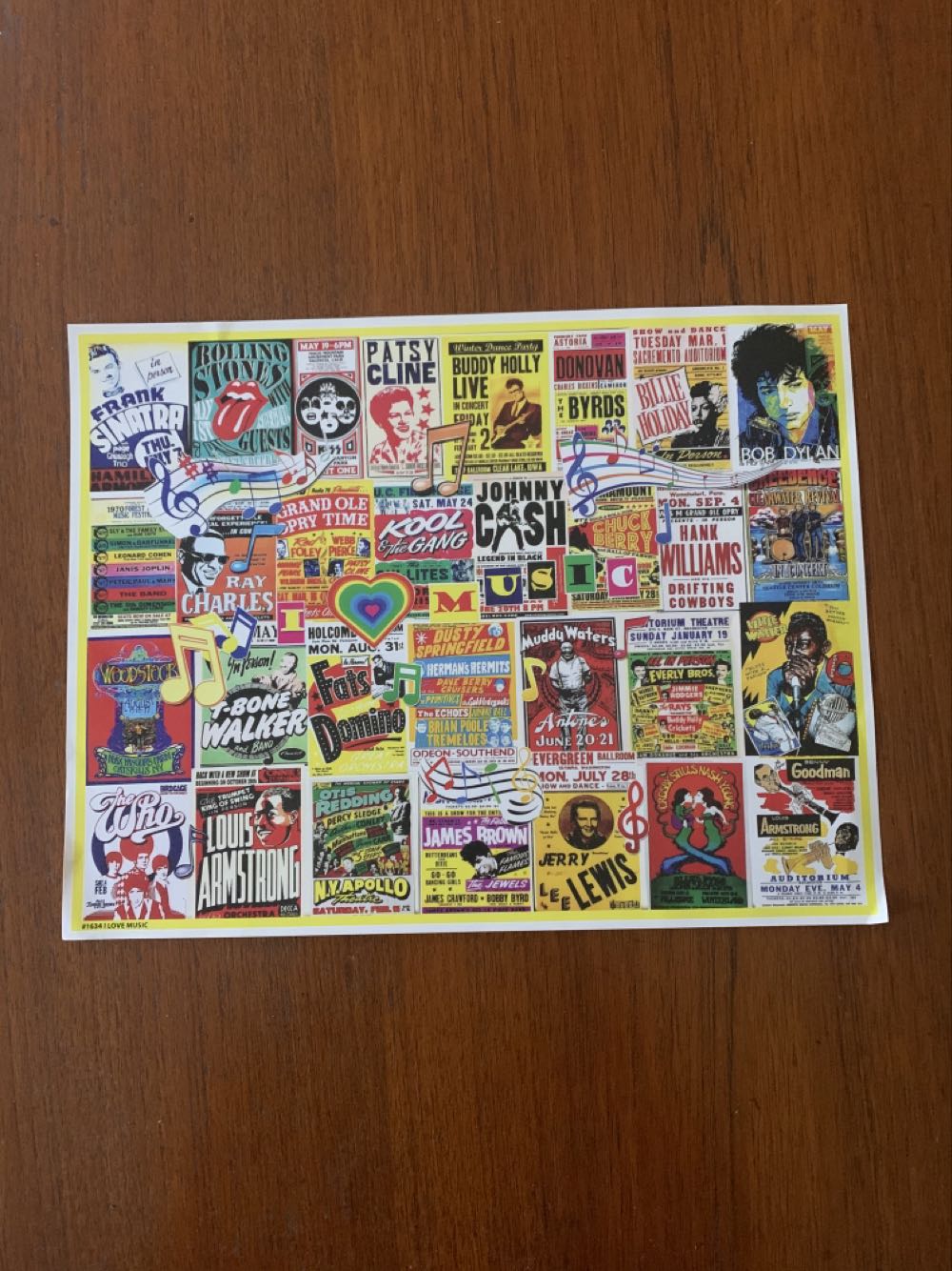 I Love Music - White Mountain puzzle collectible [Barcode 724819264568] - Main Image 3