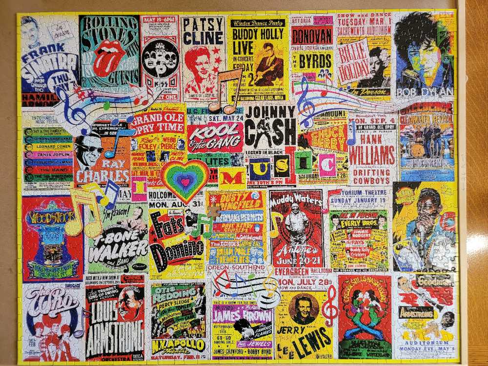 I Love Music - White Mountain puzzle collectible [Barcode 724819264568] - Main Image 4