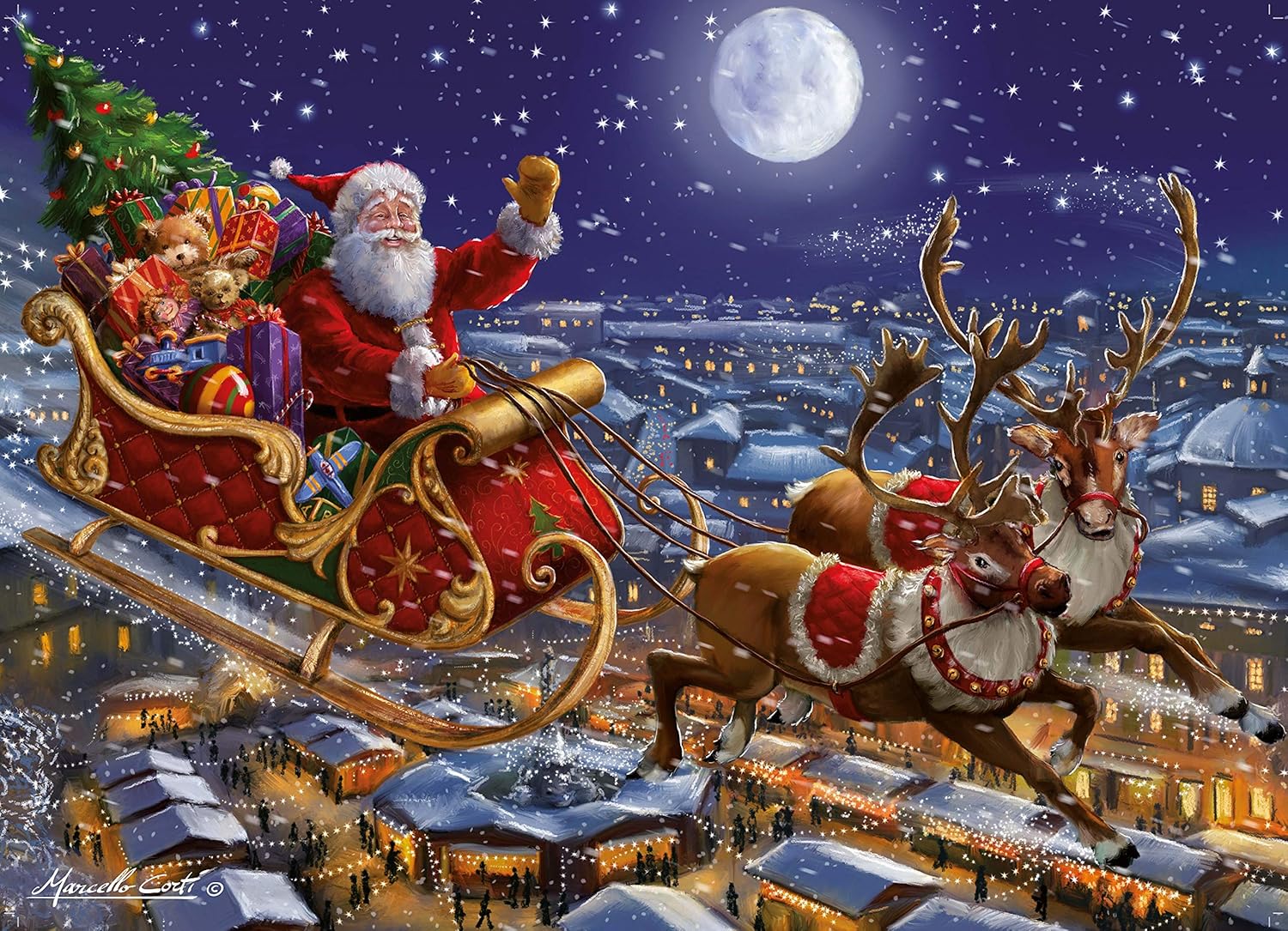 Santas Sleigh - King puzzle collectible [Barcode 8710125057682] - Main Image 2
