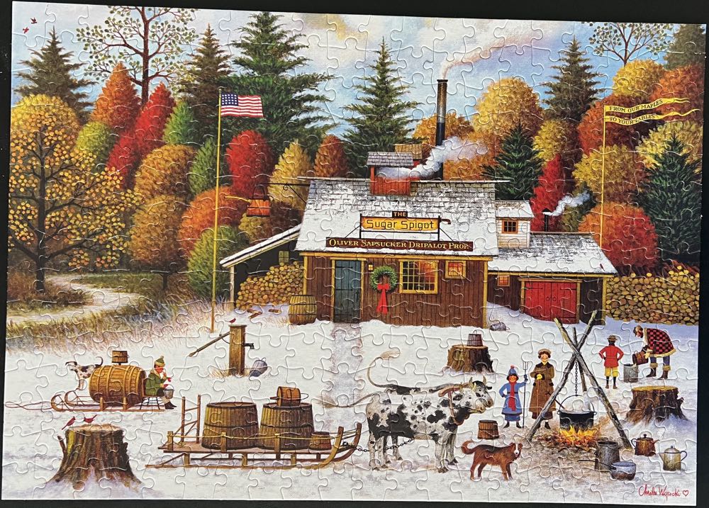 Vermont Maple Tree Tappers - 1044, 3/14/26 - SOLD - Buffalo Games Inc puzzle collectible [Barcode 079346026890] - Main Image 2