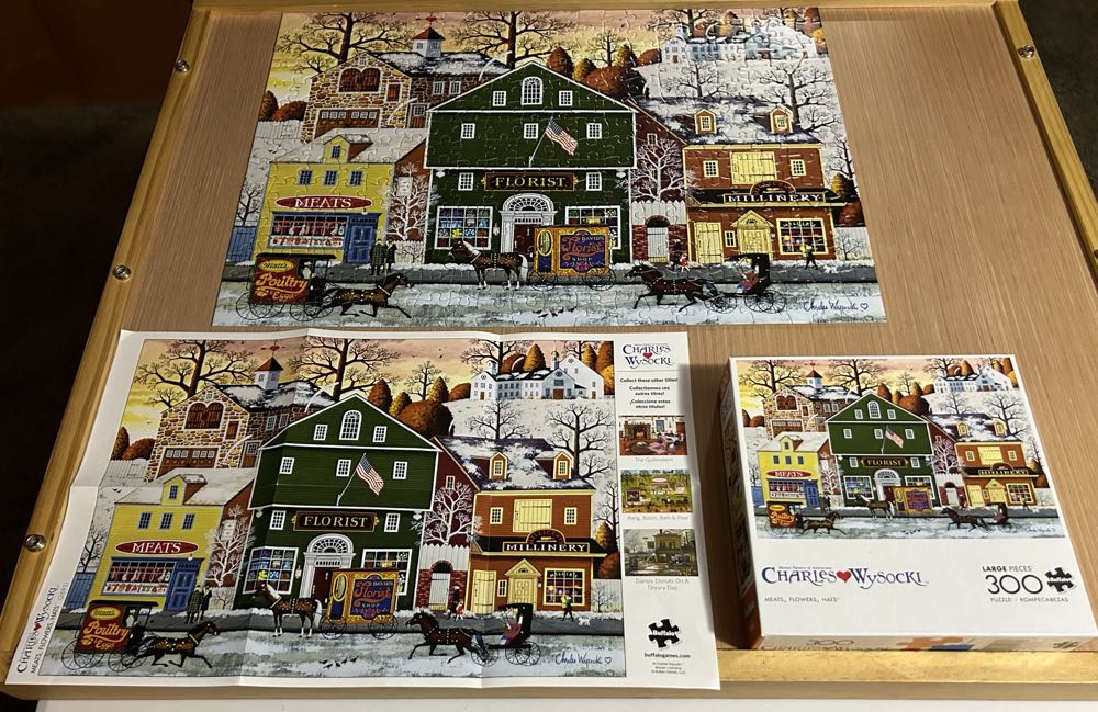 Charles Wysocki: Meats, Flowers, Hats - Buffalo Games 🇺🇸 puzzle collectible [Barcode 079346026913] - Main Image 4