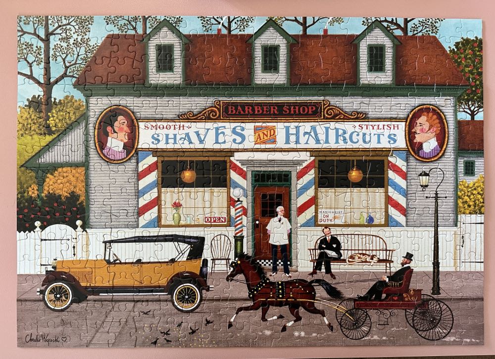 Charles Wysocki: Slow Day - Buffalo Games 🇺🇸 puzzle collectible [Barcode 079346026869] - Main Image 3