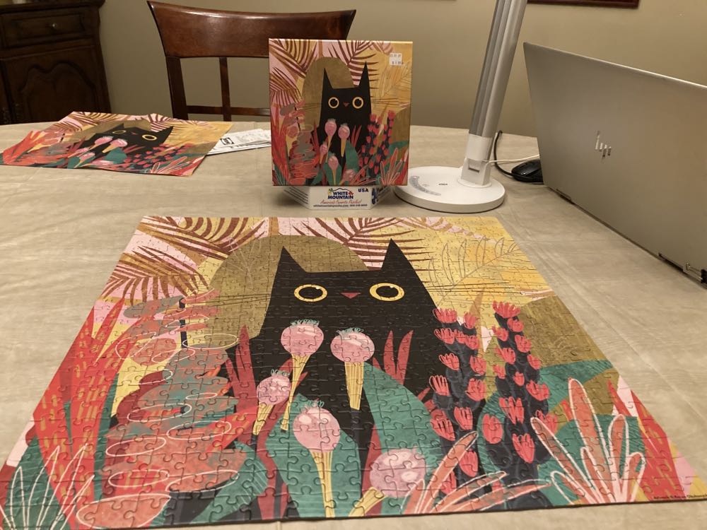 470. Black Cat - Genuine Fred puzzle collectible [Barcode 728987036217] - Main Image 2