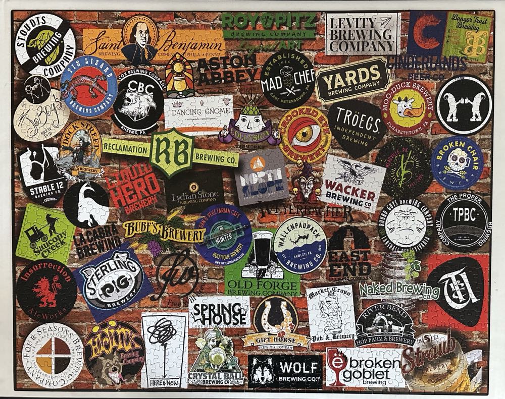 Pennsylvania Beers - White Mountain puzzle collectible [Barcode 724819261284] - Main Image 2