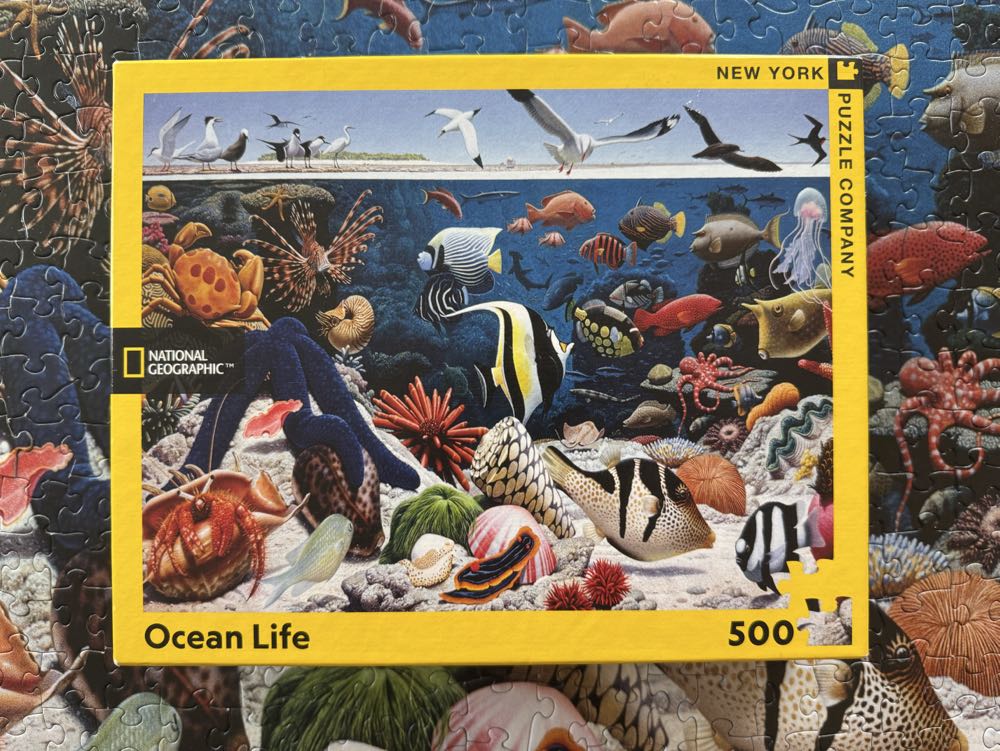 National Geographic Ocean Life - New York Puzzle Company 🇺🇸 puzzle collectible [Barcode 819844016104] - Main Image 2