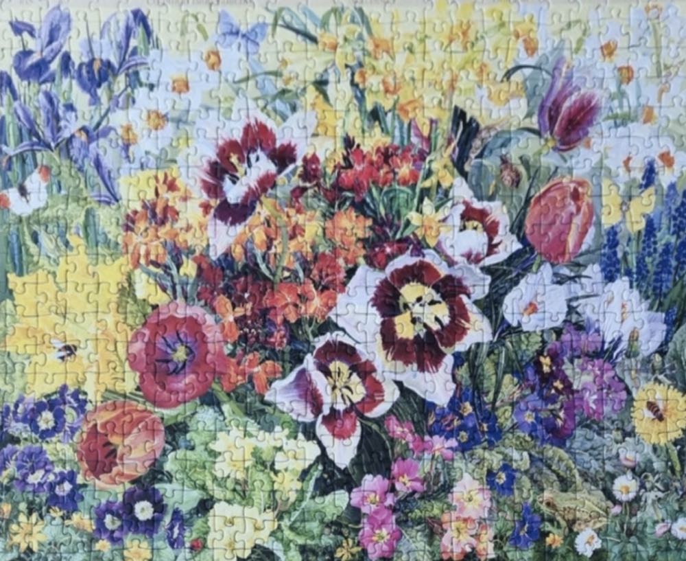 The Cottage Garden No. 1 Spring - Ravensburger puzzle collectible [Barcode 4005556146581] - Main Image 3