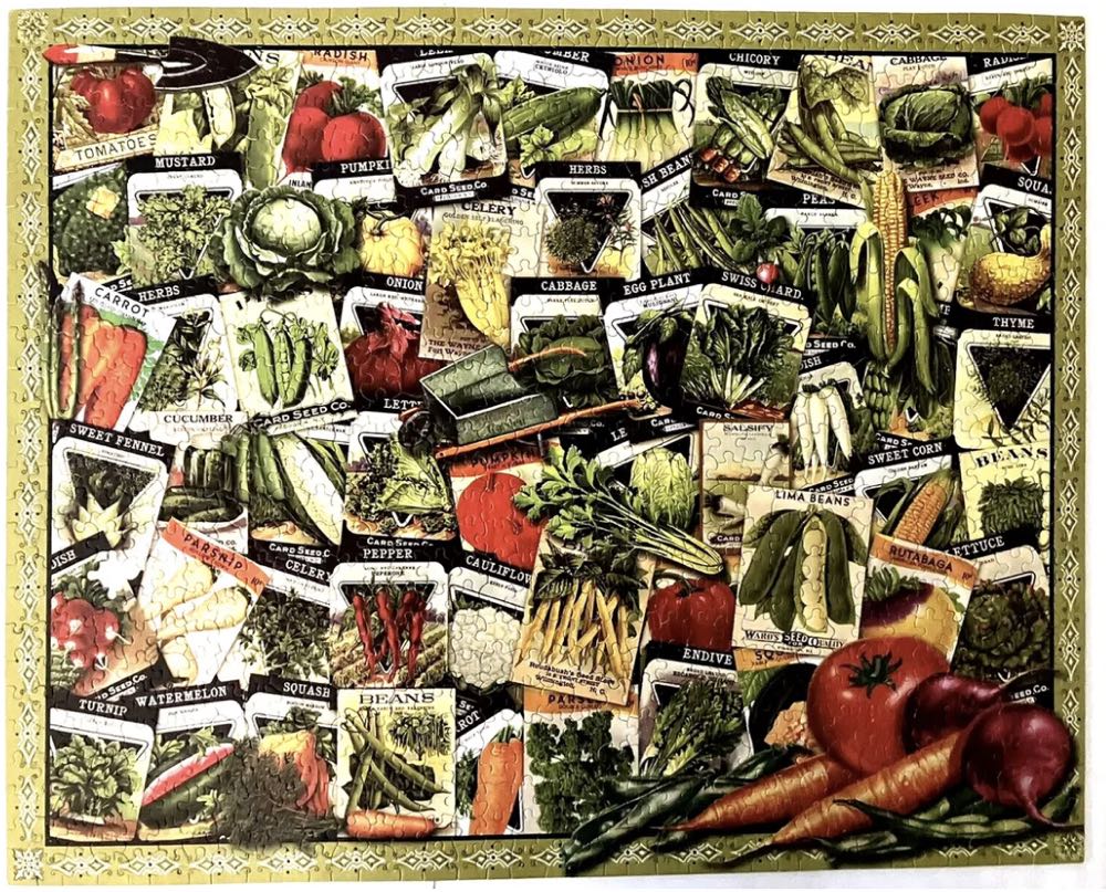 Victory Garden-DG $ - White Mountain Puzzles puzzle collectible [Barcode 724819253449] - Main Image 2