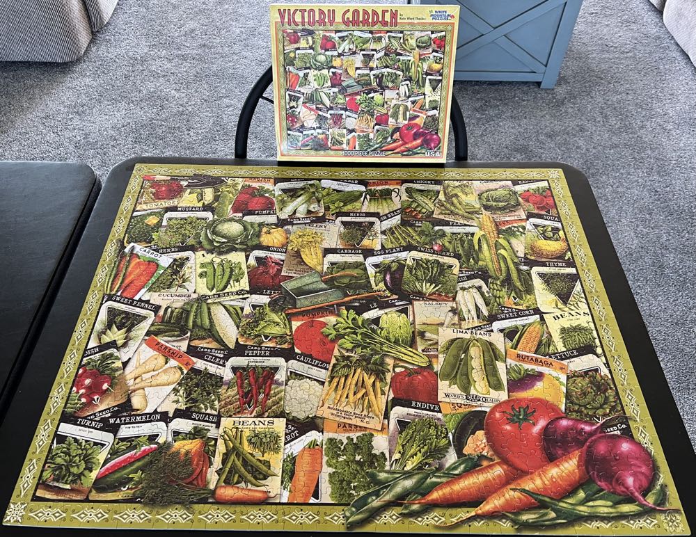 Victory Garden-DG $ - White Mountain Puzzles puzzle collectible [Barcode 724819253449] - Main Image 3