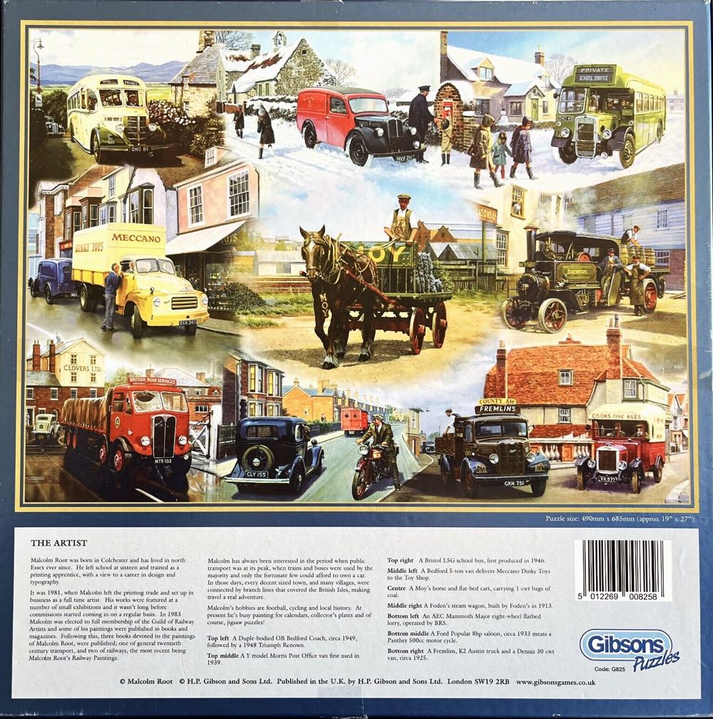 Kings Of the Road - Gibsons puzzle collectible [Barcode 5012269008258] - Main Image 4