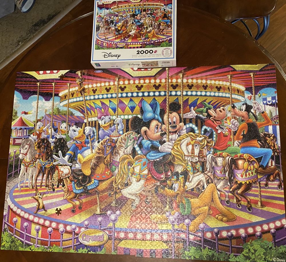 Disney Mickey’s Carousel - Ceaco puzzle collectible [Barcode 021081350440] - Main Image 2