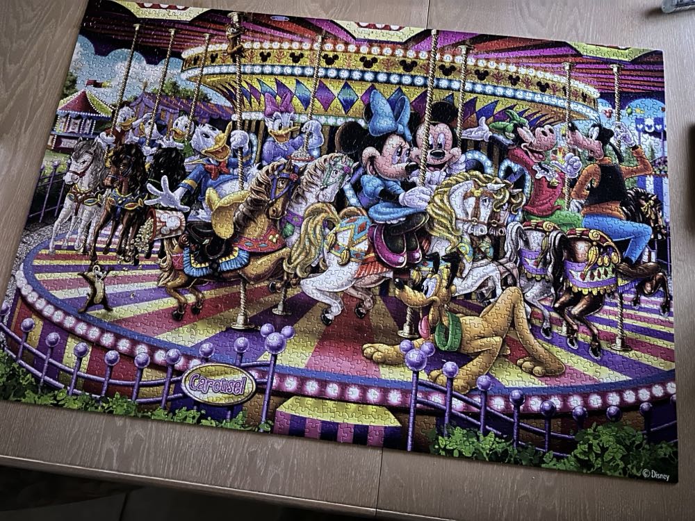 Disney Mickey’s Carousel - Ceaco puzzle collectible [Barcode 021081350440] - Main Image 3