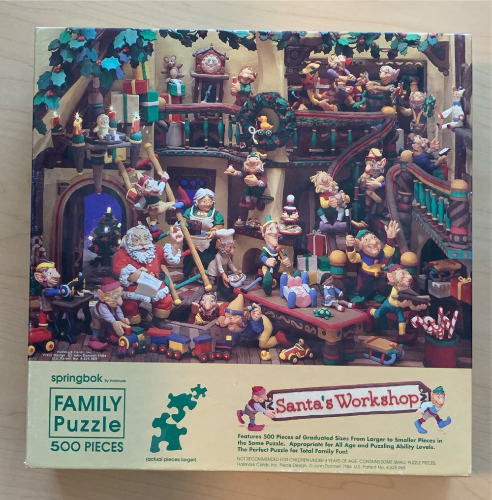Santa’s Workshop - Springbok puzzle collectible - Main Image 2