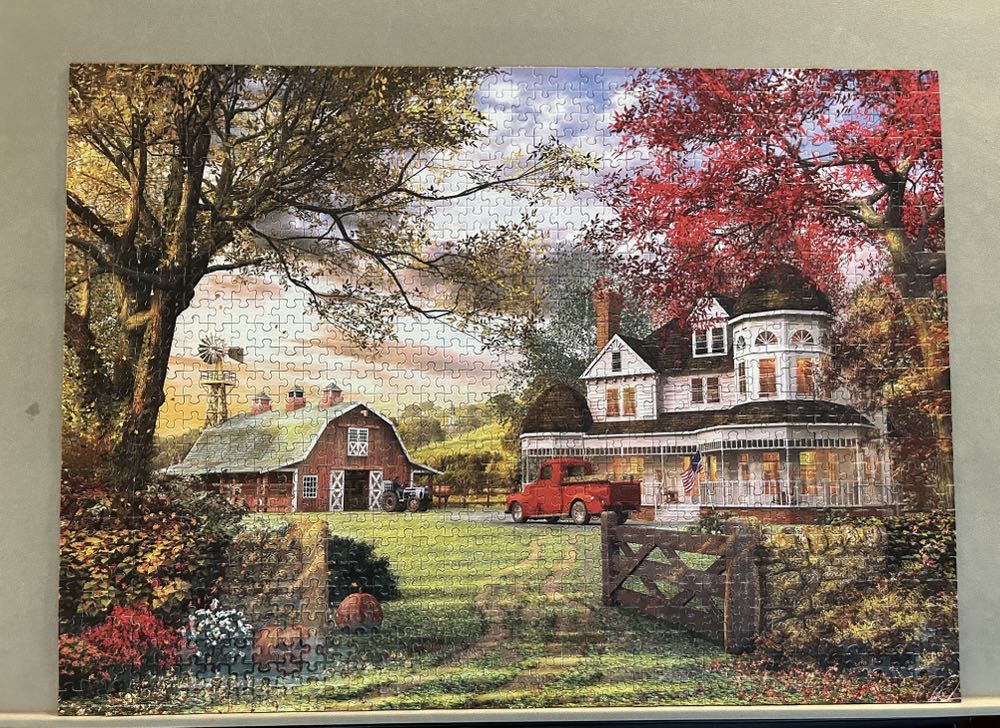 Old Pumpkin Farm - Eurographics puzzle collectible [Barcode 628136806947] - Main Image 2