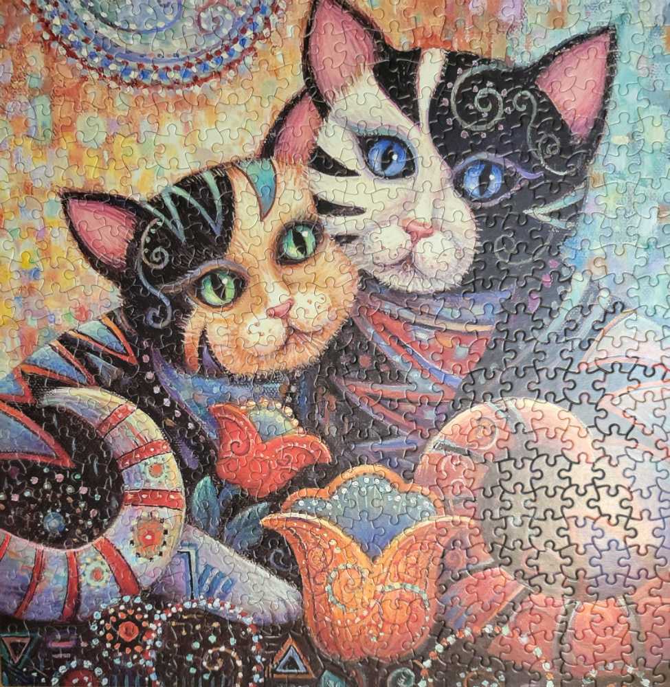 Sold Kleo Kats: Kindred Spirits - Ceaco puzzle collectible [Barcode 021081241236] - Main Image 2