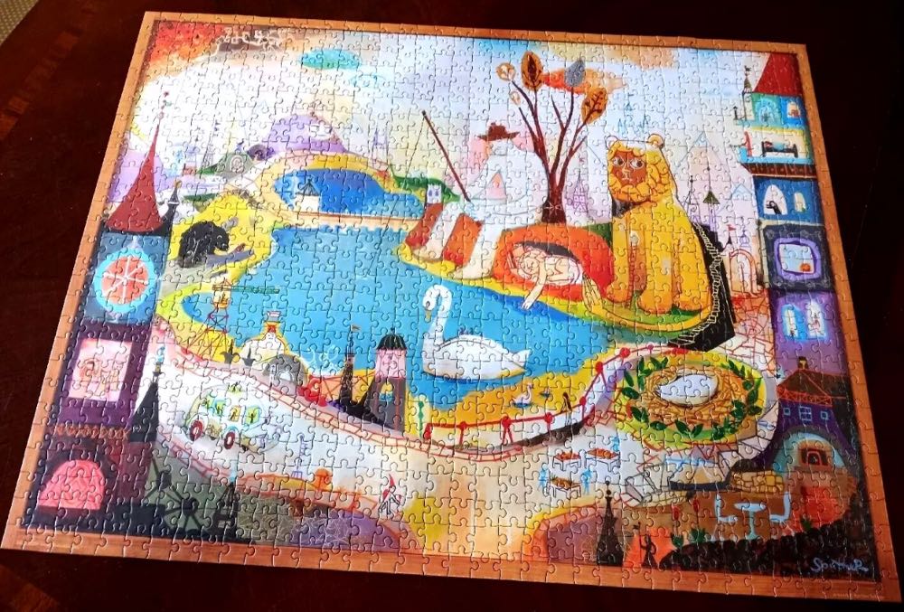 The Lion Is Awake - 754, 1/3/25 - Genuine Fred puzzle collectible [Barcode 728987036279] - Main Image 3