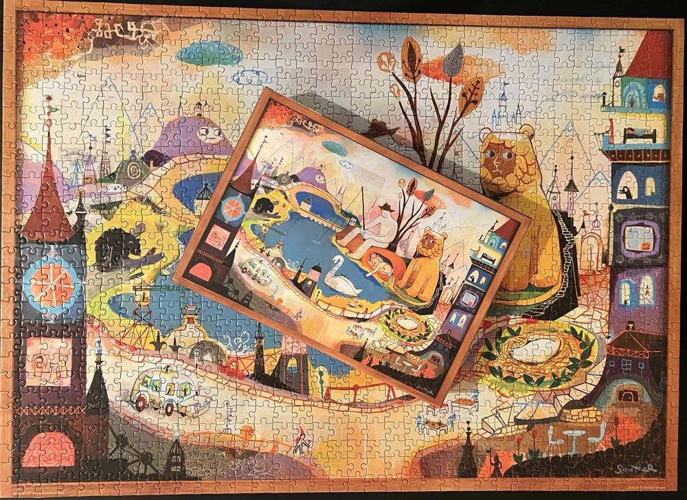 The Lion Is Awake - 754, 1/3/25 - Genuine Fred puzzle collectible [Barcode 728987036279] - Main Image 4