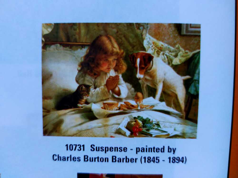 biddend meisje, Suspence.  - Jumbo puzzle collectible - Main Image 2