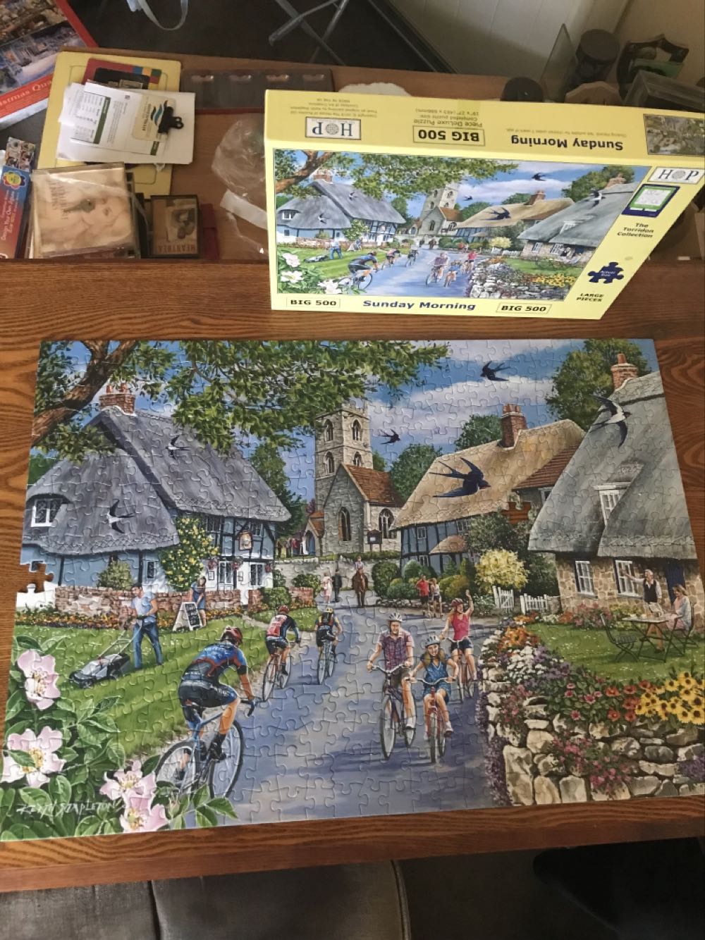 Sunday Morning Saskia Lenen - House of Puzzles Ltd HOP, The puzzle collectible [Barcode 5060002004944] - Main Image 4