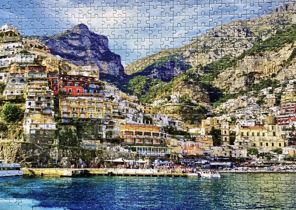 Positano Amalfi Coast - Corner Piece puzzle collectible [Barcode 5052089303959] - Main Image 2