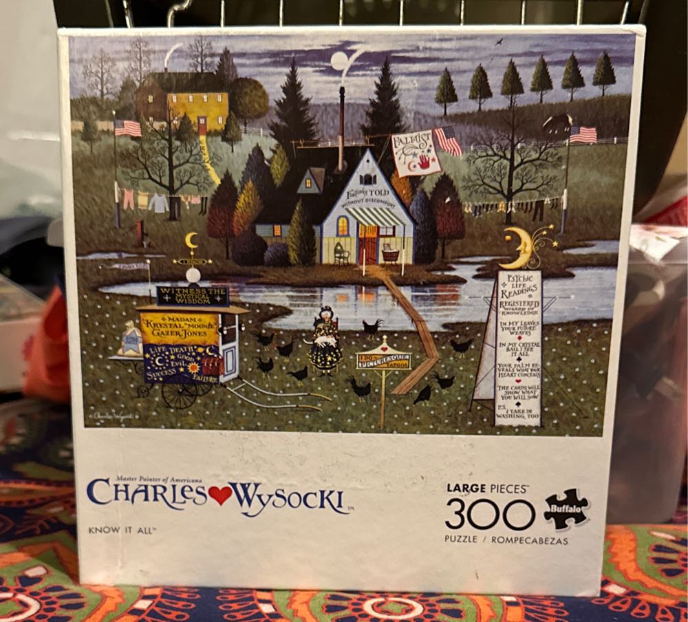 Know It All - Charles Wysocki puzzle collectible [Barcode 079346026845] - Main Image 2