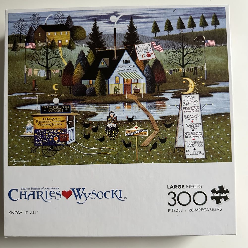 Know It All - Charles Wysocki puzzle collectible [Barcode 079346026845] - Main Image 3