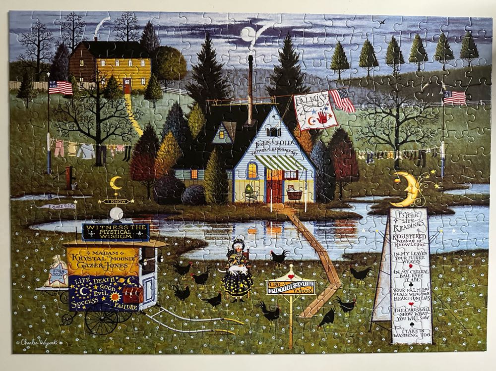 Know It All - Charles Wysocki puzzle collectible [Barcode 079346026845] - Main Image 4