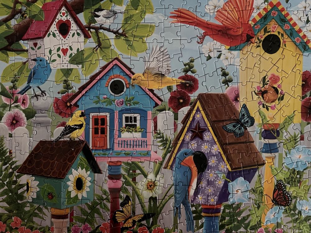 Birdhouse Garden - Bits And Pieces puzzle collectible [Barcode 192949039569] - Main Image 2