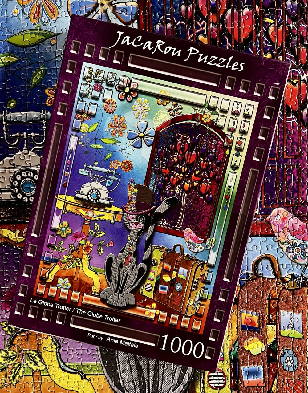 The Globe Trotter- BORROWED - JaCaRou puzzle collectible [Barcode 659436592193] - Main Image 2