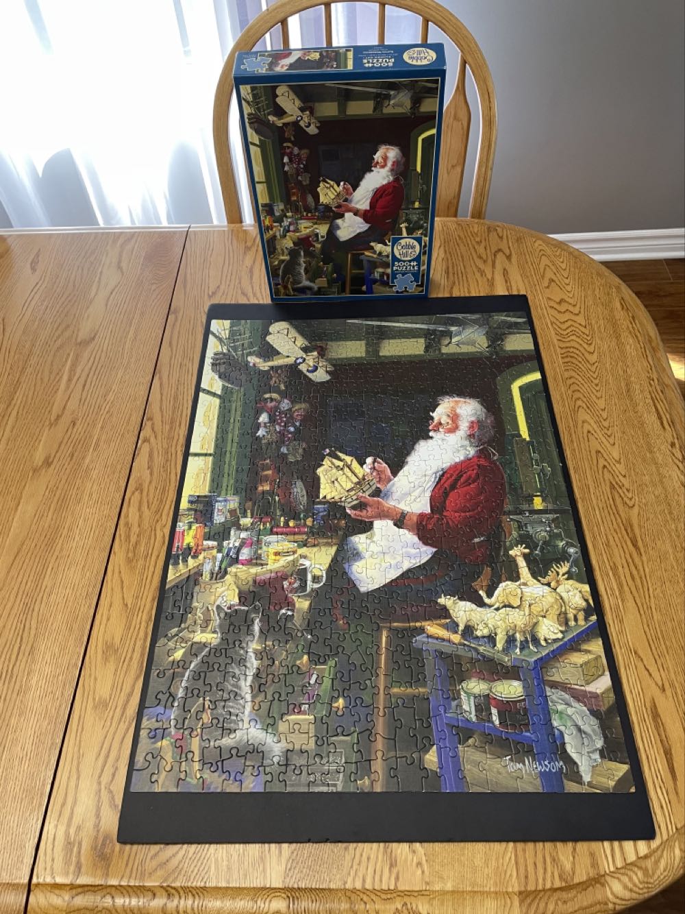 Santa’s Workbench - Cobble Hill puzzle collectible [Barcode 625012850438] - Main Image 3
