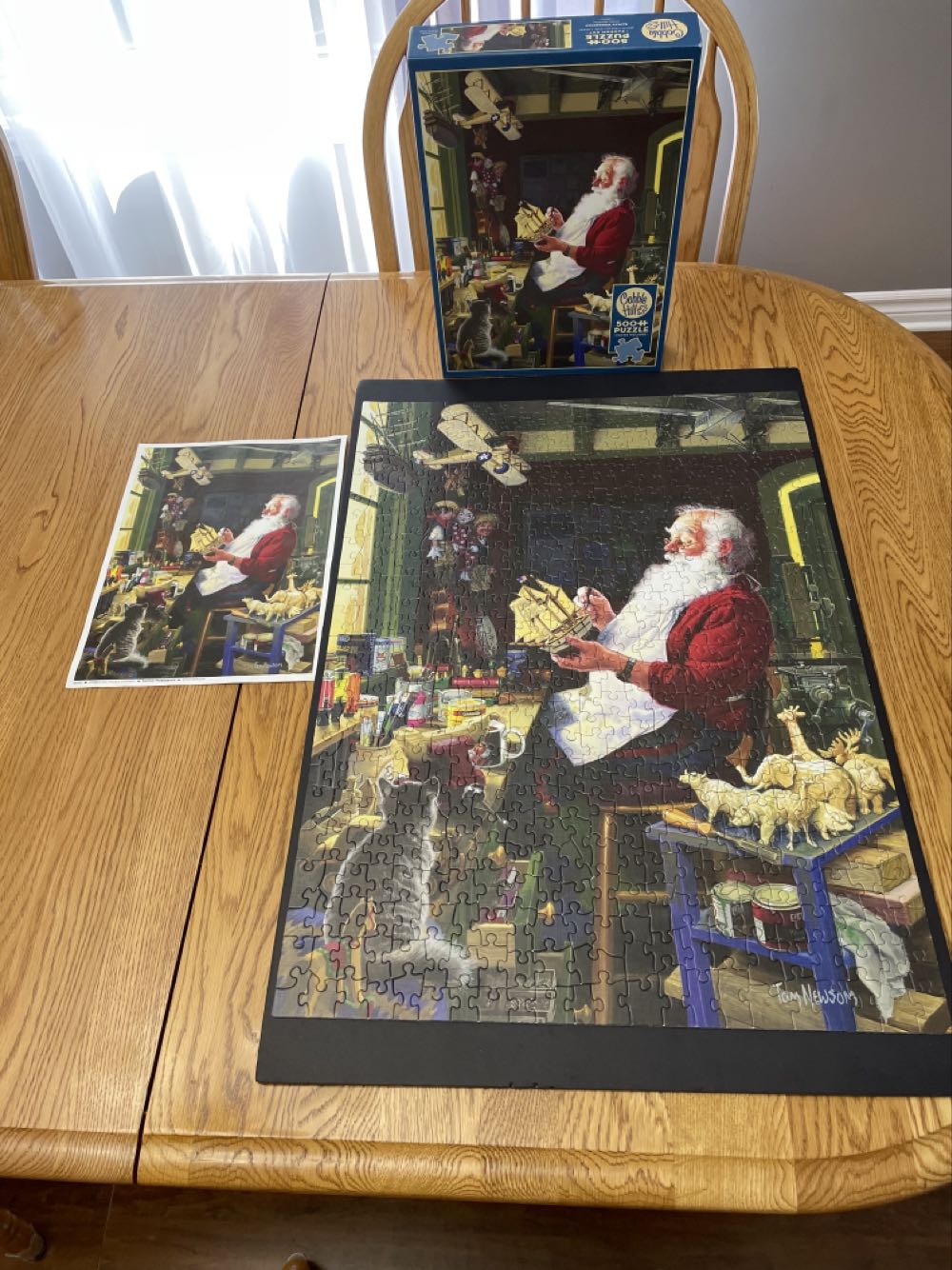 Santa’s Workbench - Cobble Hill puzzle collectible [Barcode 625012850438] - Main Image 4
