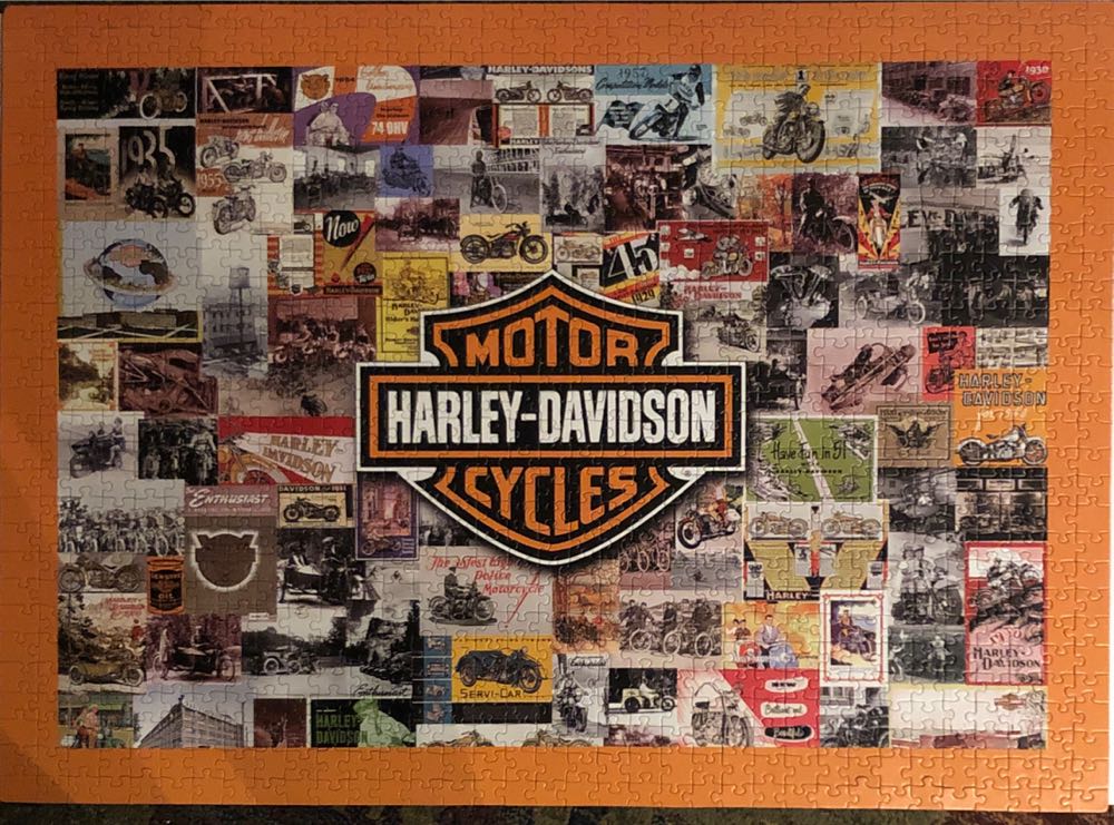 Harley Davidson - HD Vintage  Item#78173  (2004) - FX Schmid 🇺🇸 puzzle collectible [Barcode 099252781737] - Main Image 2