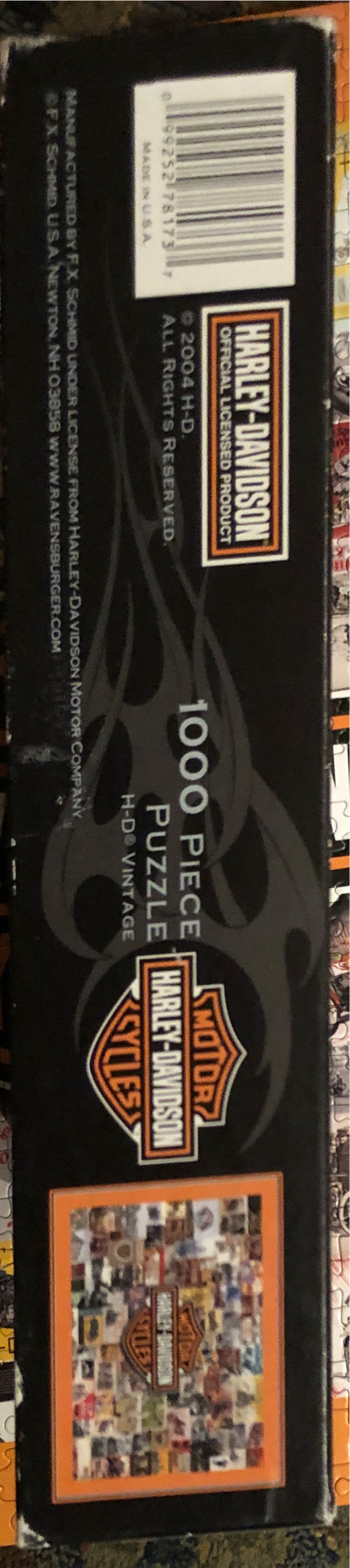 Harley Davidson - HD Vintage  Item#78173  (2004) - FX Schmid 🇺🇸 puzzle collectible [Barcode 099252781737] - Main Image 4