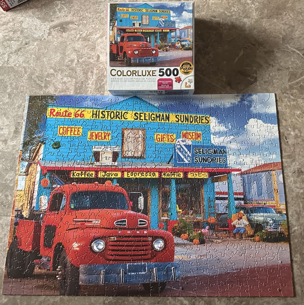 Gift Shop On Route 66, Arizona - Lafayette Puzzle Factory puzzle collectible [Barcode 4895145410779] - Main Image 2