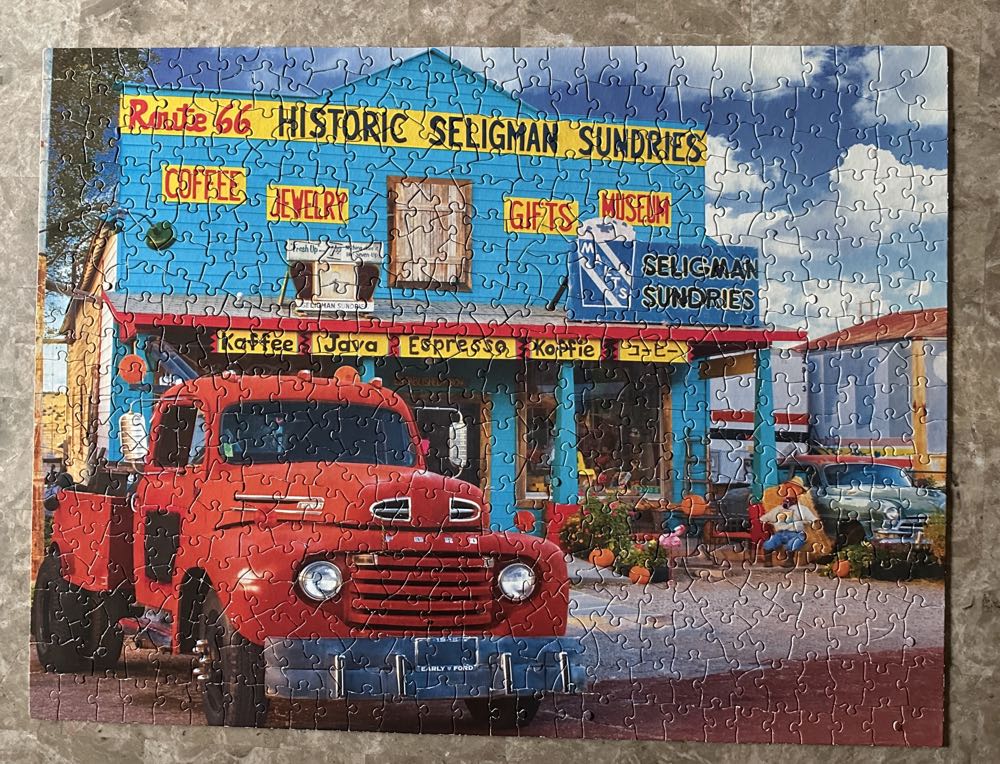 Gift Shop On Route 66, Arizona - Lafayette Puzzle Factory puzzle collectible [Barcode 4895145410779] - Main Image 3