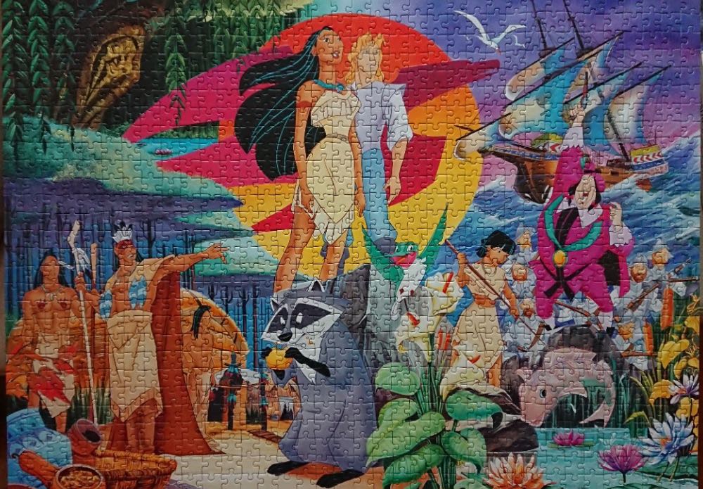 The Story Of Pocahontas 🟦🇨🇦 - Ravensburger puzzle collectible [Barcode 4005556155293] - Main Image 3