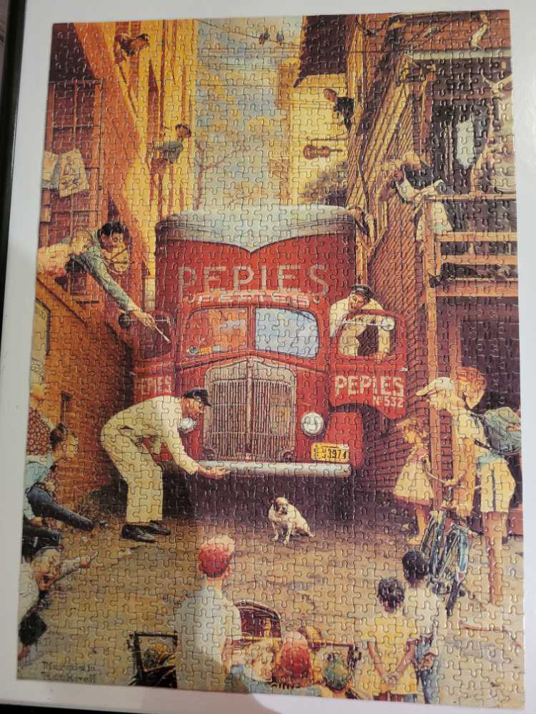 Traffic Conditions - Fink & Company, Inc. puzzle collectible [Barcode 094594096099] - Main Image 2