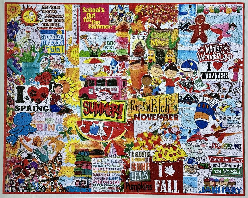 I Love Seasons🧩 - White Mountain puzzle collectible - Main Image 2