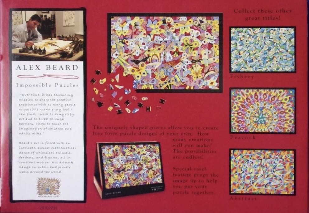 Butterflies - Great American Puzzle Factory puzzle collectible [Barcode 010563089121] - Main Image 4