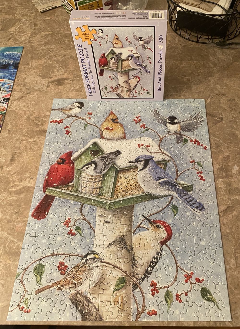 0126 Bits And Pieces: Winter Birds - Bits & Pieces puzzle collectible [Barcode 704812418274] - Main Image 2