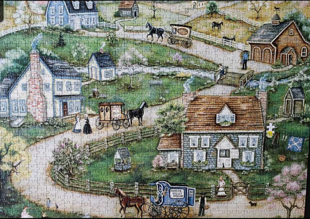 Delivery Day In Hidden Valley - Ravensberger Puzzle puzzle collectible [Barcode 4005556157914] - Main Image 2