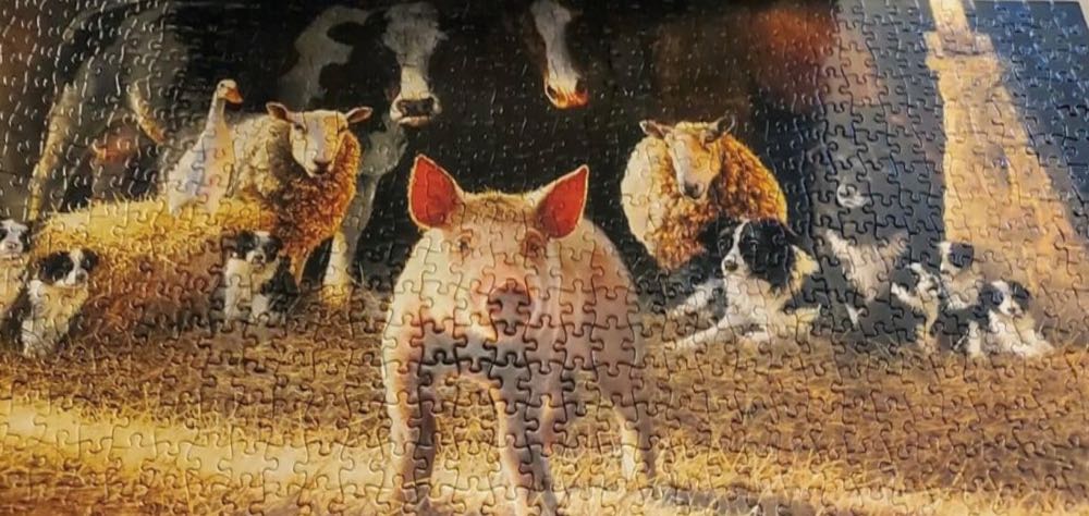 Piggy In The Middle (Maken) - Gibsons puzzle collectible [Barcode 5012269040036] - Main Image 4