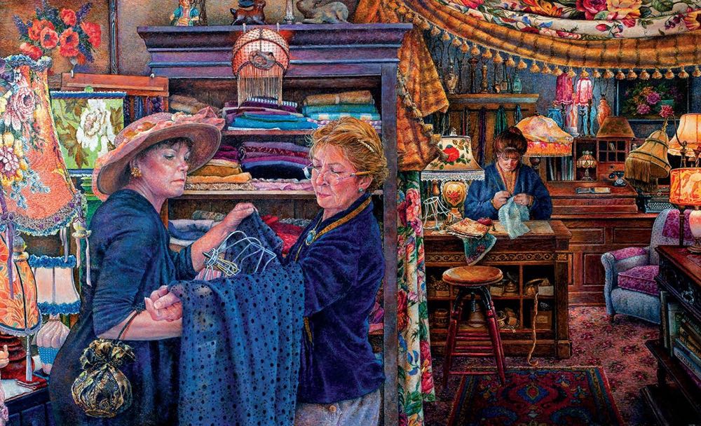 Lamp Shop - Milton Bradley puzzle collectible [Barcode 778988534694] - Main Image 2