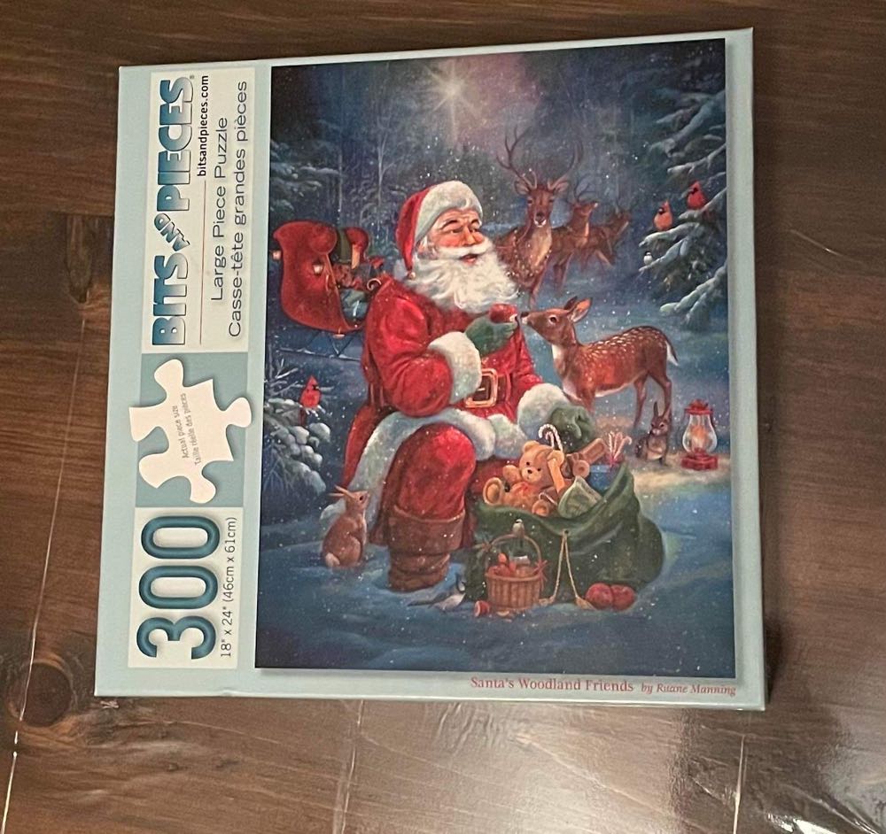 Santa’s Woodland Friends- Available - Bits And Pieces puzzle collectible [Barcode 704812111441] - Main Image 2