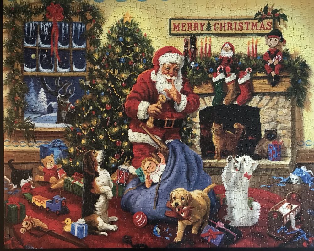 Santa’s Beggars - Vermont Christmas Company puzzle collectible [Barcode 871241009752] - Main Image 2