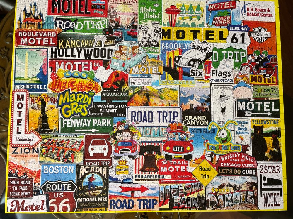 Road Trip - White Mountain puzzle collectible [Barcode 724819264926] - Main Image 3