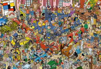 The Auction / De Veiling - Ravensburger puzzle collectible [Barcode 4005556149841] - Main Image 2