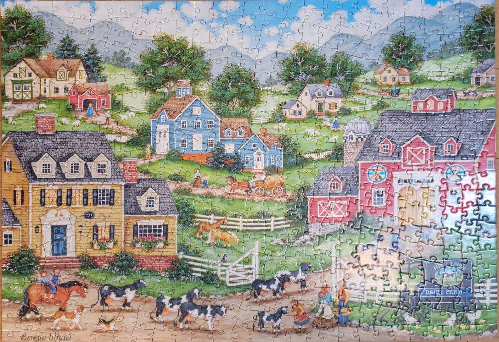 Curious Calf (v) Jeanne - MasterPieces puzzle collectible [Barcode 705988504648] - Main Image 2