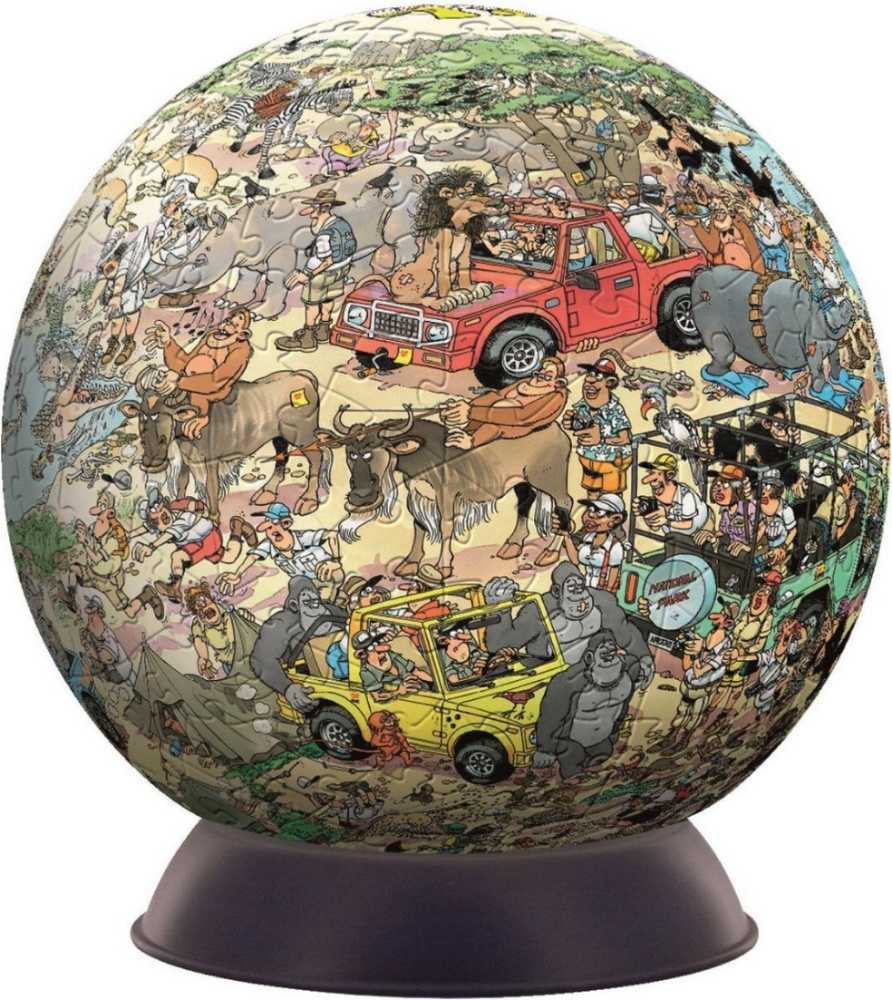 Jan van Haasteren. Safari Puzzelbal - Jumbo puzzle collectible - Main Image 2