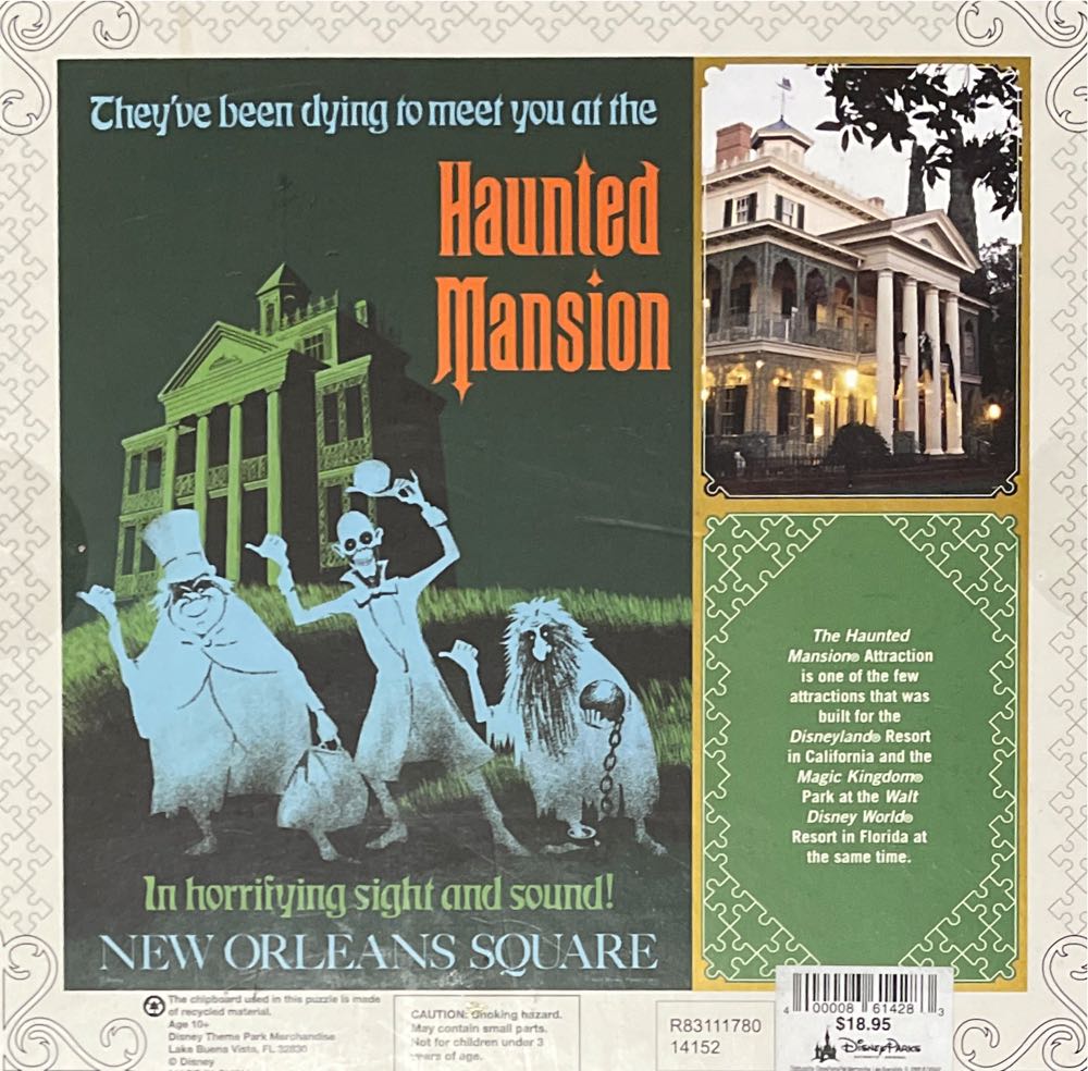 Disney - The Haunted Mansion - Disney Parks puzzle collectible [Barcode 400008614283] - Main Image 2